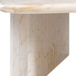 Atol Coffee Table – Golden Calcutta Marble with Satin Polish Finish