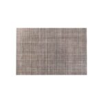 Beige Wool Rug, 200x300 cm, hand-tufted with a modern plaid pattern in muted beige, taupe, and light brown tones, ideal for contemporary interiors.