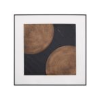 VALOR Wall Art showcasing a circular wood design in brown and black tones, ideal for enhancing a variety of interior decor styles.