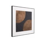 VALOR Wall Art showcasing a circular wood design in brown and black tones, ideal for enhancing a variety of interior decor styles.