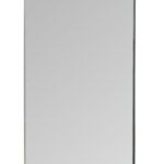 ROMAN Mirror with Purple Breccia Marble base, satin-polished finish, and sleek glass design, standing at 165 cm in height for elegant interiors.