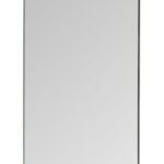 ROMAN Mirror featuring a Toronto Marble base with a satin-polished finish and sleek glass design, standing 165 cm tall for sophisticated interiors.