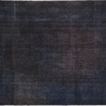 Dark Toned Wool Rug, 288x402 cm, handwoven from high-quality wool with rich, deep tones, offering timeless elegance for modern and traditional interiors.