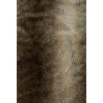 Luxurious mocha faux fur throw with a soft and plush texture, perfect for cozying up on the sofa or bed.