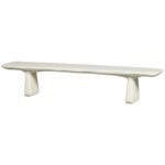 LOGGIA Dining Bench – A Fiber Reinforced Polymer dining bench with a sleek, organic design for stylish indoor and outdoor use.