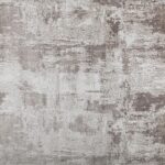 ELLIE Rug – Abstract brown and white modern rug with plush texture and premium polyester construction.