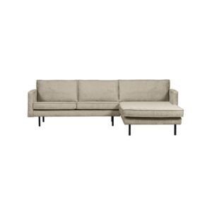 RODEO Wheatfield Chaise Lounge – A modern, luxurious chaise lounge with soft velvet upholstery and a sleek high-leg design.