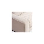 NORMA Stone Beige Two-Seater Sofa featuring minimalist lines and soft upholstery, designed for modern and elegant living rooms. Available in three sizes.