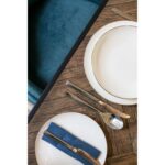 Oak wood dining table with black iron legs – Lhae by Originals Interiors