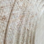 ERIK Woven Palm Wall Art with oak veneer frame and three-dimensional palm texture by Versmissen.