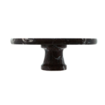 ASTER cake stand in red and white marble with pedestal base – stylish dessert display piece for elegant table settings.