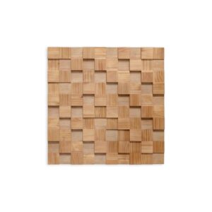 BLOCKS Natural Wood Wall Sculpture