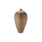 GEORGI XL Gold Vase – Extra-large 100cm floor vase with antique metallic gold finish and elegant sculptural silhouette.