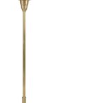 Add a touch of vintage charm to your space with the AURIOL Black Floor Lamp, crafted in brass with an antique black finish. Features an E27 socket and elegant proportions.