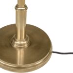 Add a touch of vintage charm to your space with the AURIOL Black Floor Lamp, crafted in brass with an antique black finish. Features an E27 socket and elegant proportions.