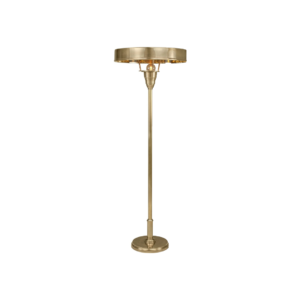Add a touch of vintage charm to your space with the AURIOL Black Floor Lamp, crafted in brass with an antique black finish. Features an E27 socket and elegant proportions.