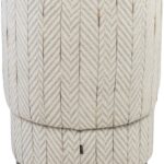 Barril Swivel Dining Chair upholstered in LIZZO Zulu-06 fabric with dark wengue base – designer seating with luxury Spanish textile.