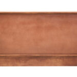 OLIVÉ Mangowood Sideboard – four-door carved mango wood sideboard with hammered details and interlocking motif.