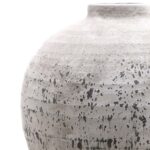 TIBER Large Stone Ceramic Vase – Premium stone ceramic vase with crackled finish, suitable for artificial or fresh flowers, ideal for modern or traditional interiors.