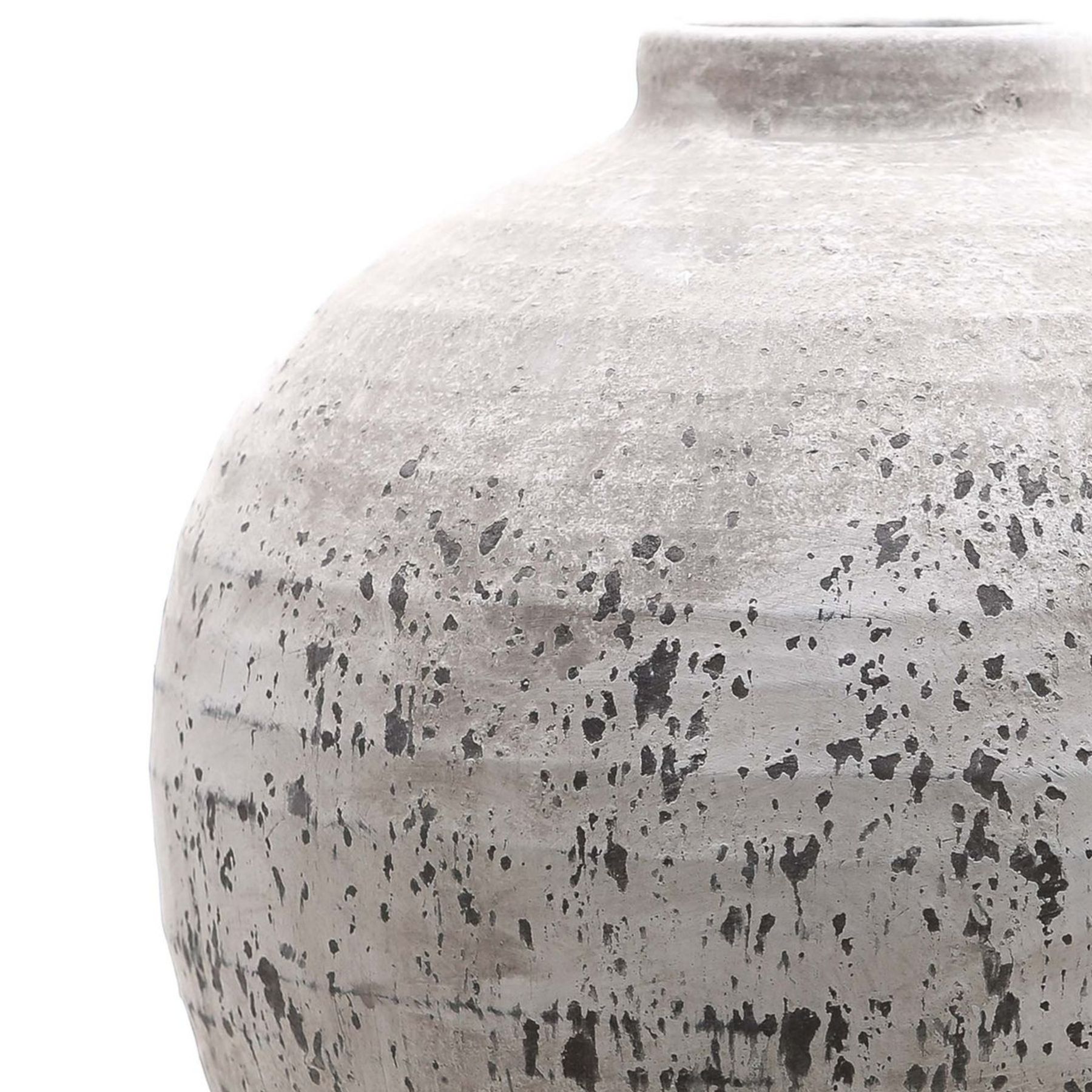 TIBER Large Stone Ceramic Vase – Premium stone ceramic vase with crackled finish, suitable for artificial or fresh flowers, ideal for modern or traditional interiors.