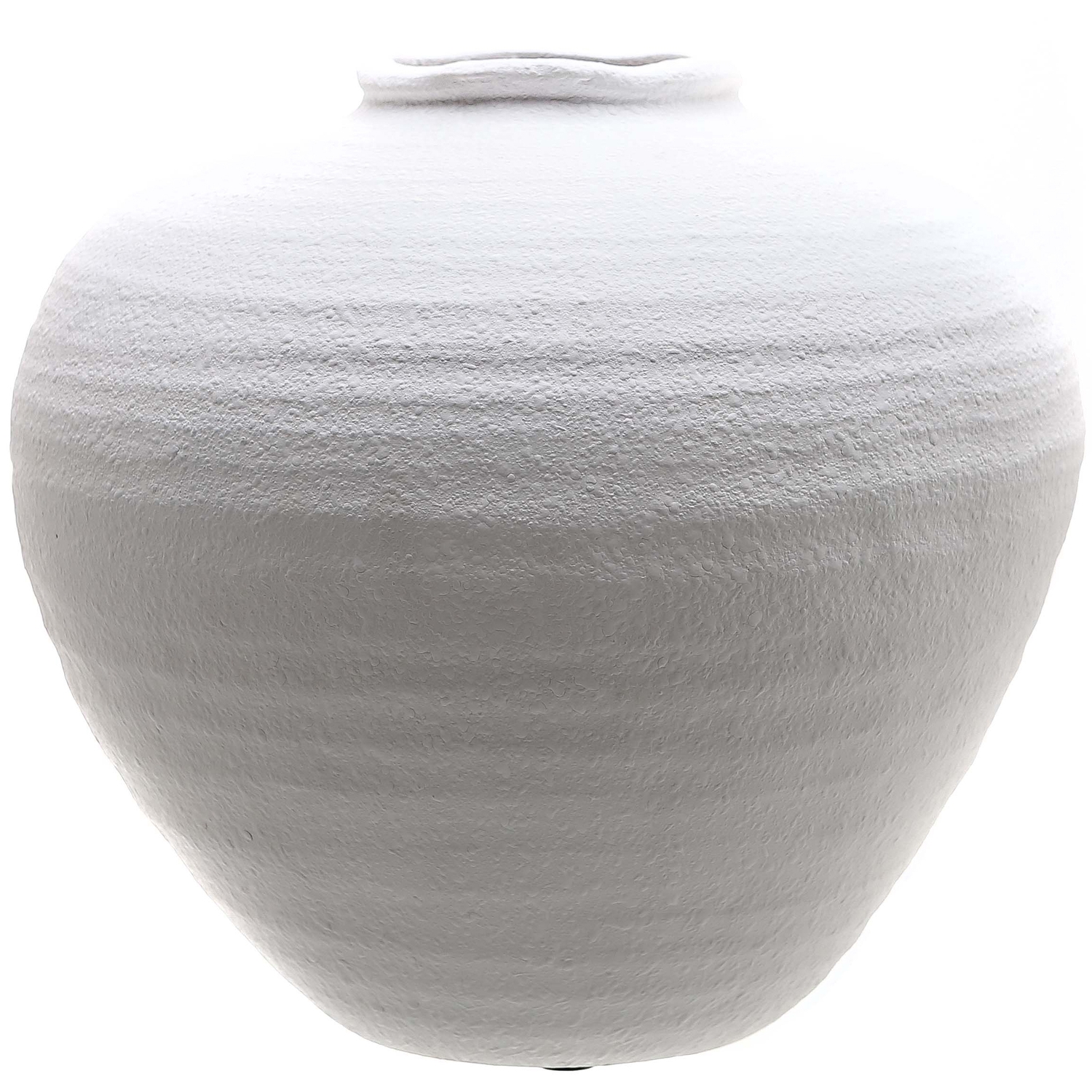 REGOLA Matt White Ceramic Vase – sleek matte white ceramic vase with soft curves and minimalist form, perfect for fresh or faux floral displays.