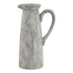 ATHENA Tall Jug – Neutral ceramic tall jug, statement vessel for decorative or practical use