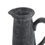 AMALFI Grey Tall Jug – Sculptural ceramic jug with matte grey finish and Mediterranean design