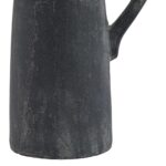 AMALFI Grey Tall Jug – Sculptural ceramic jug with matte grey finish and Mediterranean design