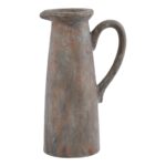 SIENNA Brown Tall Jug – Mediterranean-style earthenware jug with rich brown patina, decorative and functional