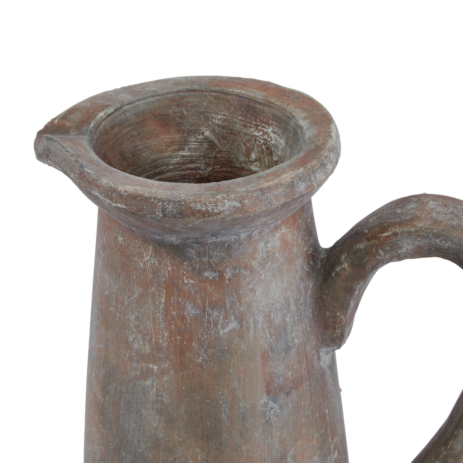 SIENNA Brown Tall Jug – Mediterranean-style earthenware jug with rich brown patina, decorative and functional