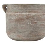 SIENA Brown Hydria Pot – Handcrafted ceramic hydria with rich brown finish and Mediterranean design