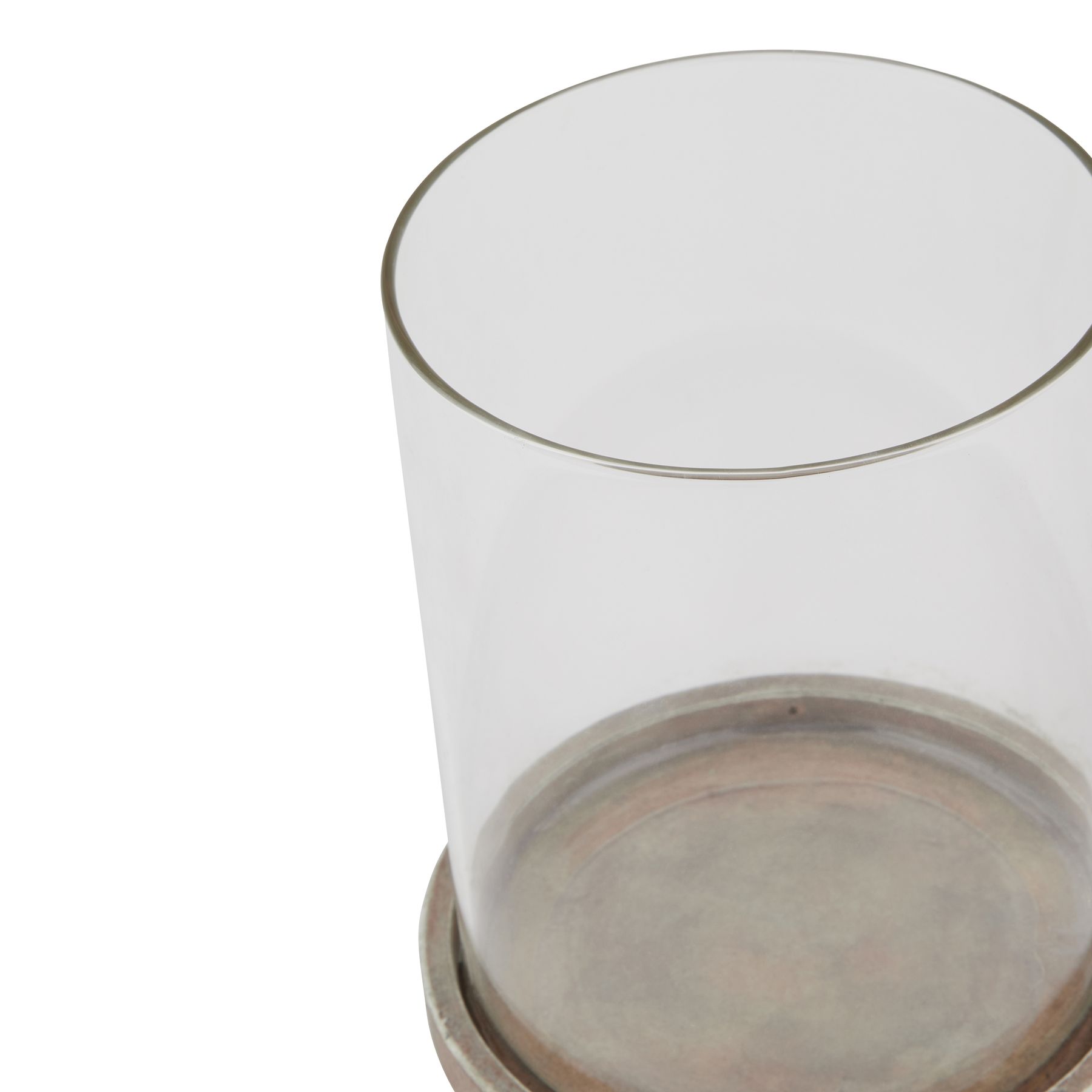 SIENNA Brown Large Hurricane Lantern – rich brown ceramic lantern for decorative and atmospheric displays