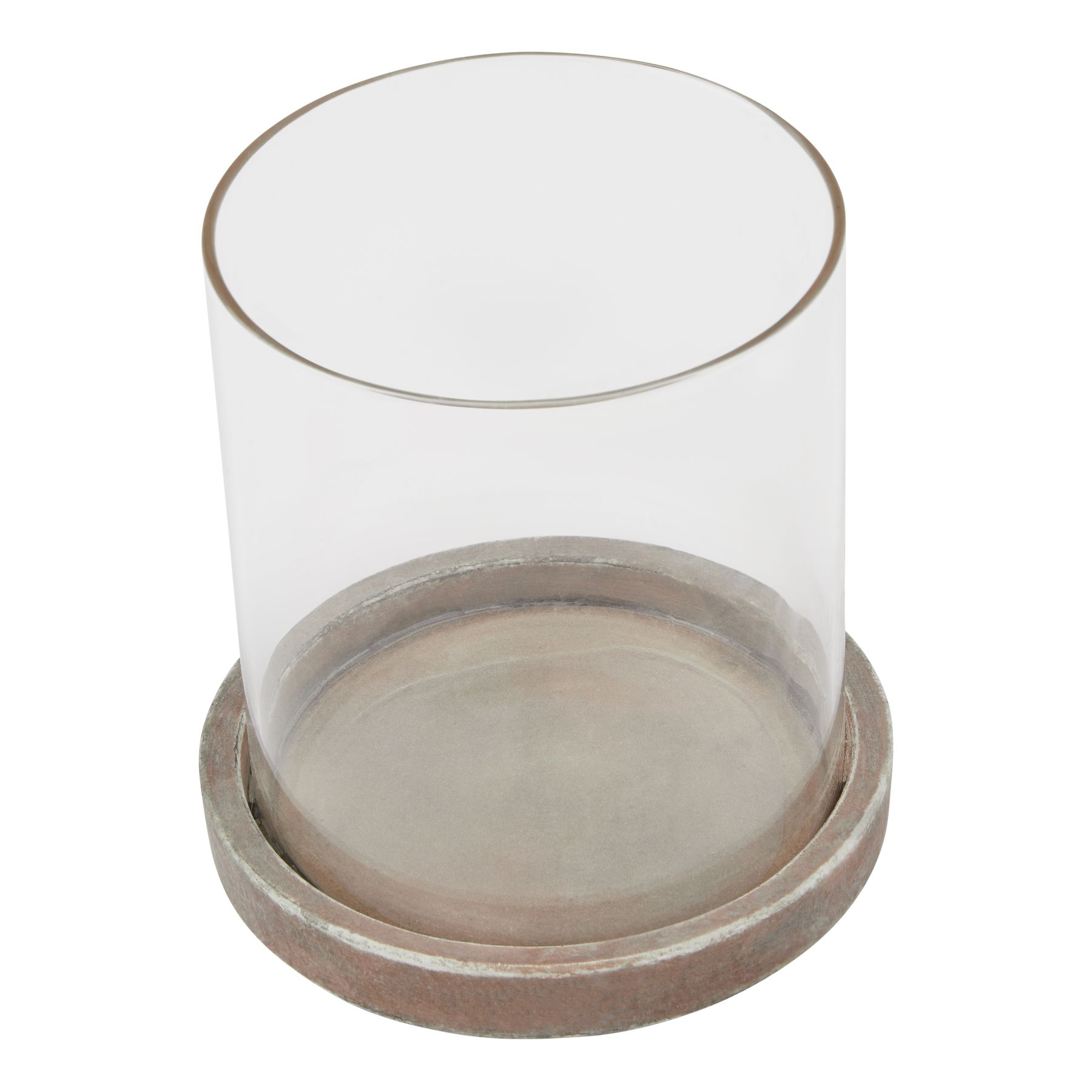 SIENA Brown Hurricane Lantern – small handcrafted brown ceramic lantern for decorative and ambient lighting