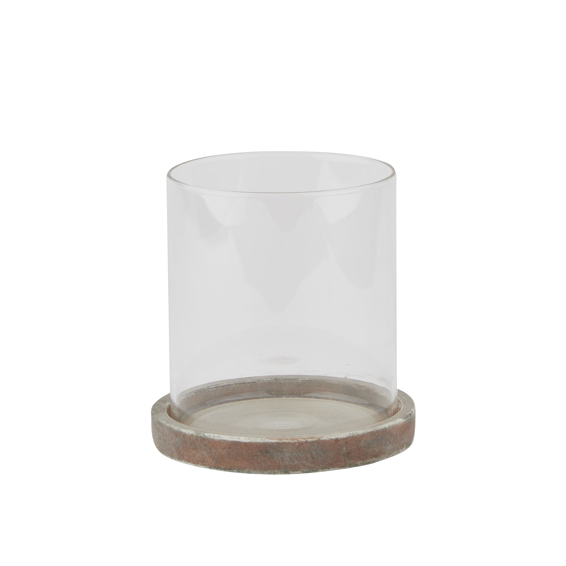 SIENA Brown Hurricane Lantern – small handcrafted brown ceramic lantern for decorative and ambient lighting