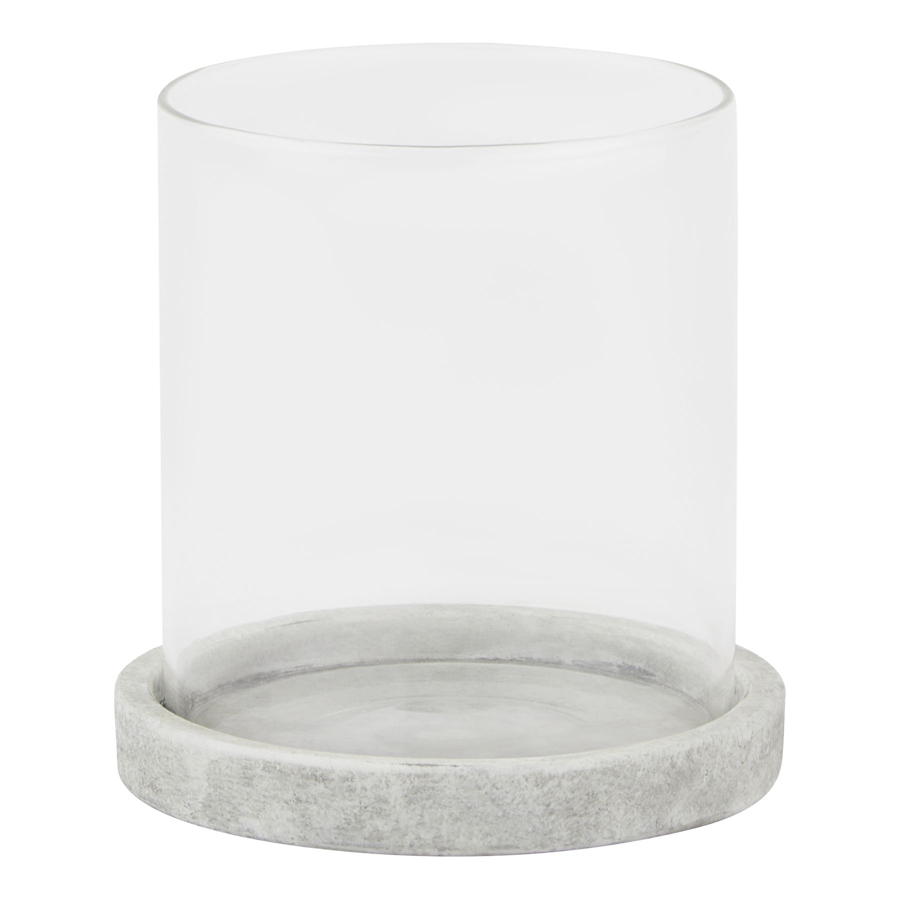 ATHENA Stone Hurricane Lantern – small stone-effect ceramic lantern for decorative and candle displays