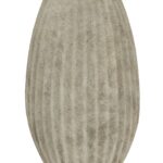 CATANIA Large Olpe Vase – Light grey ceramic vase with sculptural silhouette and refined finish, ideal for modern or classic décor.