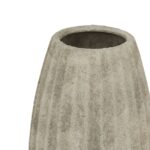 CATANIA Medium Olpe Vase – Light grey ceramic Olpe-style vase with classic Mediterranean design, ideal for faux or fresh floral arrangements.