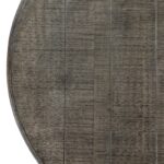 RUTLAND Collection Round Wooden Dining Table with 120cm diameter and warm brown finish