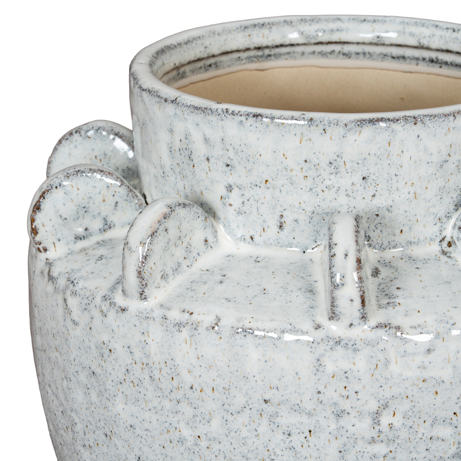 DARA Medium Hydria Vase – neutral ceramic hydria-shaped vase with sculptural form.