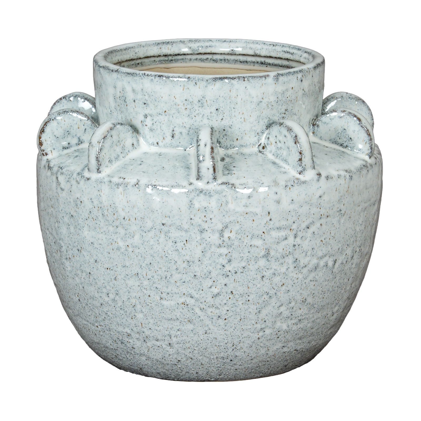 DARA Medium Hydria Vase – neutral ceramic hydria-shaped vase with sculptural form.