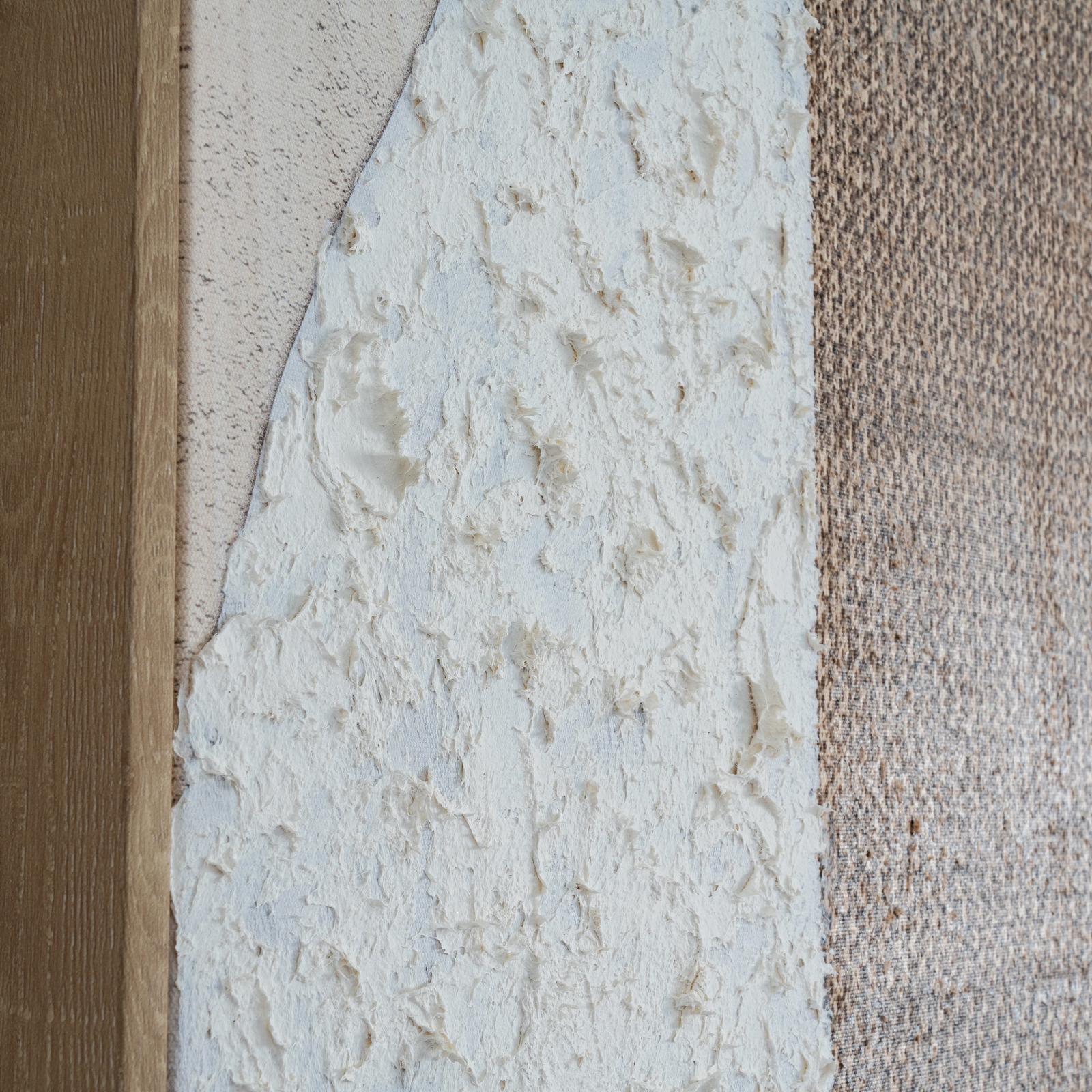 PETRA Hand Painted Canvas In Frame – hand-painted textured wall art with layered tones and wooden frame, ideal for modern and contemporary interiors.