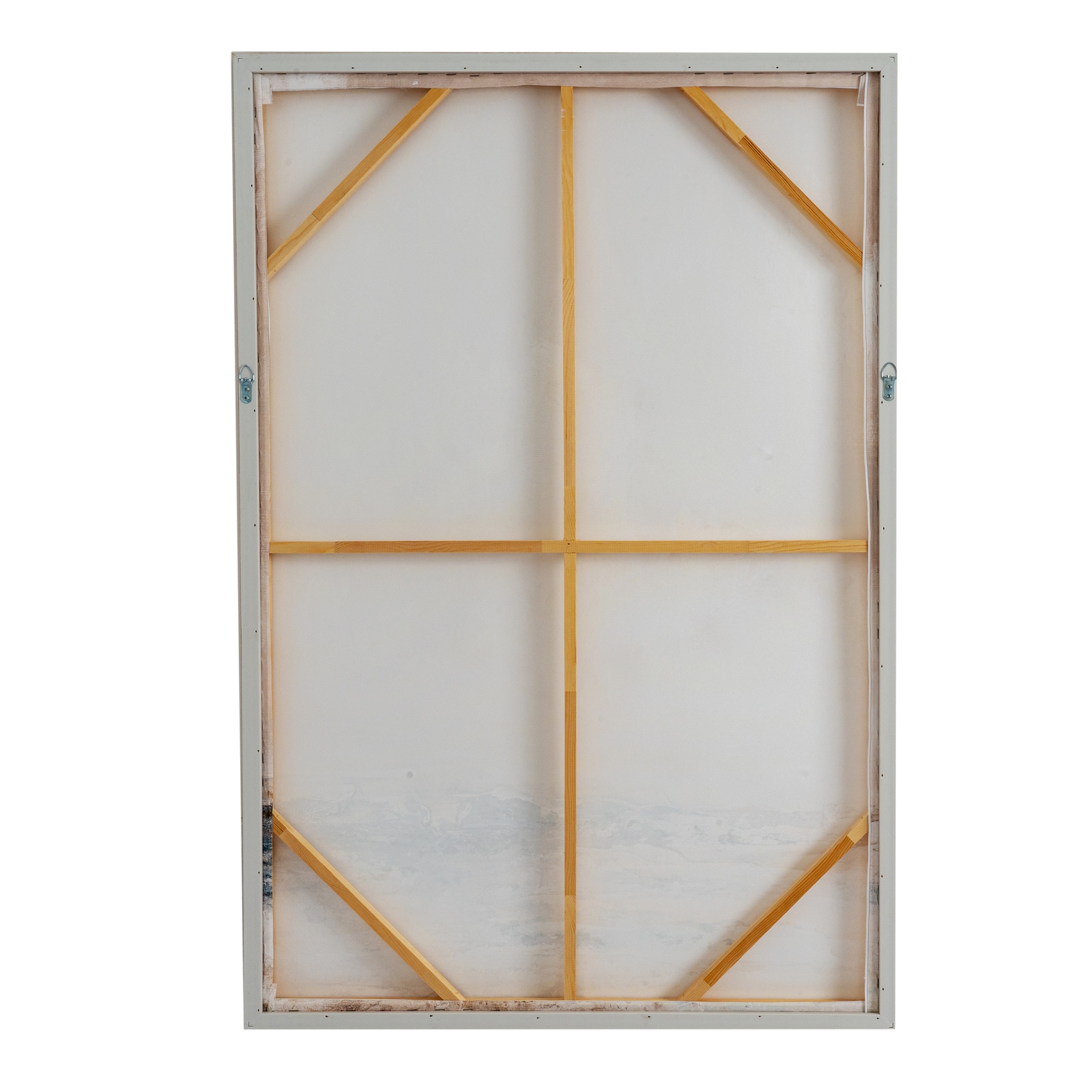 PETRA Hand Painted Canvas In Frame – hand-painted textured wall art with layered tones and wooden frame, ideal for modern and contemporary interiors.