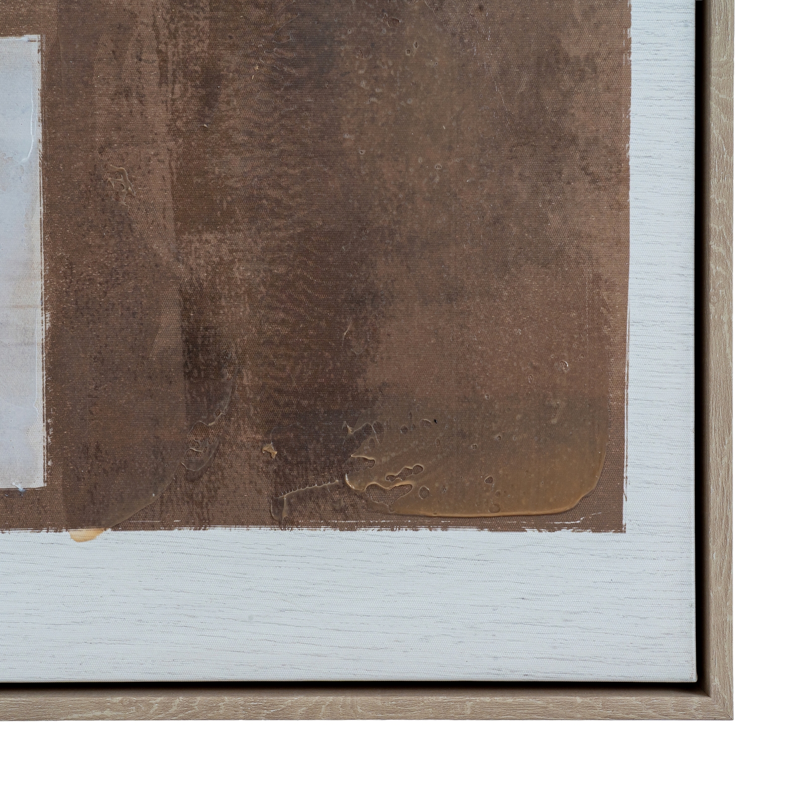 SEDORA Hand Painted Canvas In Frame – hand-painted textured wall art with bold contrast and wooden frame, ideal for contemporary or modern interior décor.