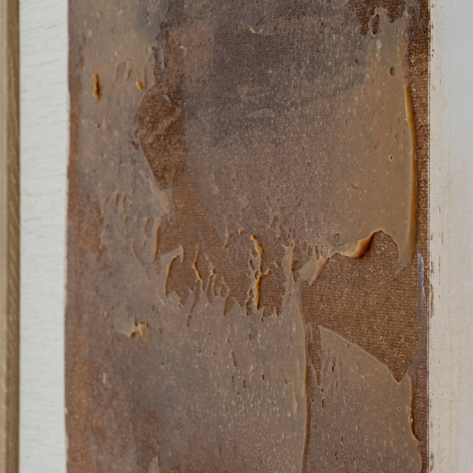 SEDORA Hand Painted Canvas In Frame – hand-painted textured wall art with bold contrast and wooden frame, ideal for contemporary or modern interior décor.