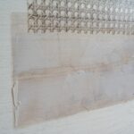 SEDORA Hand Painted Canvas In Frame – hand-painted textured wall art with bold contrast and wooden frame, ideal for contemporary or modern interior décor.