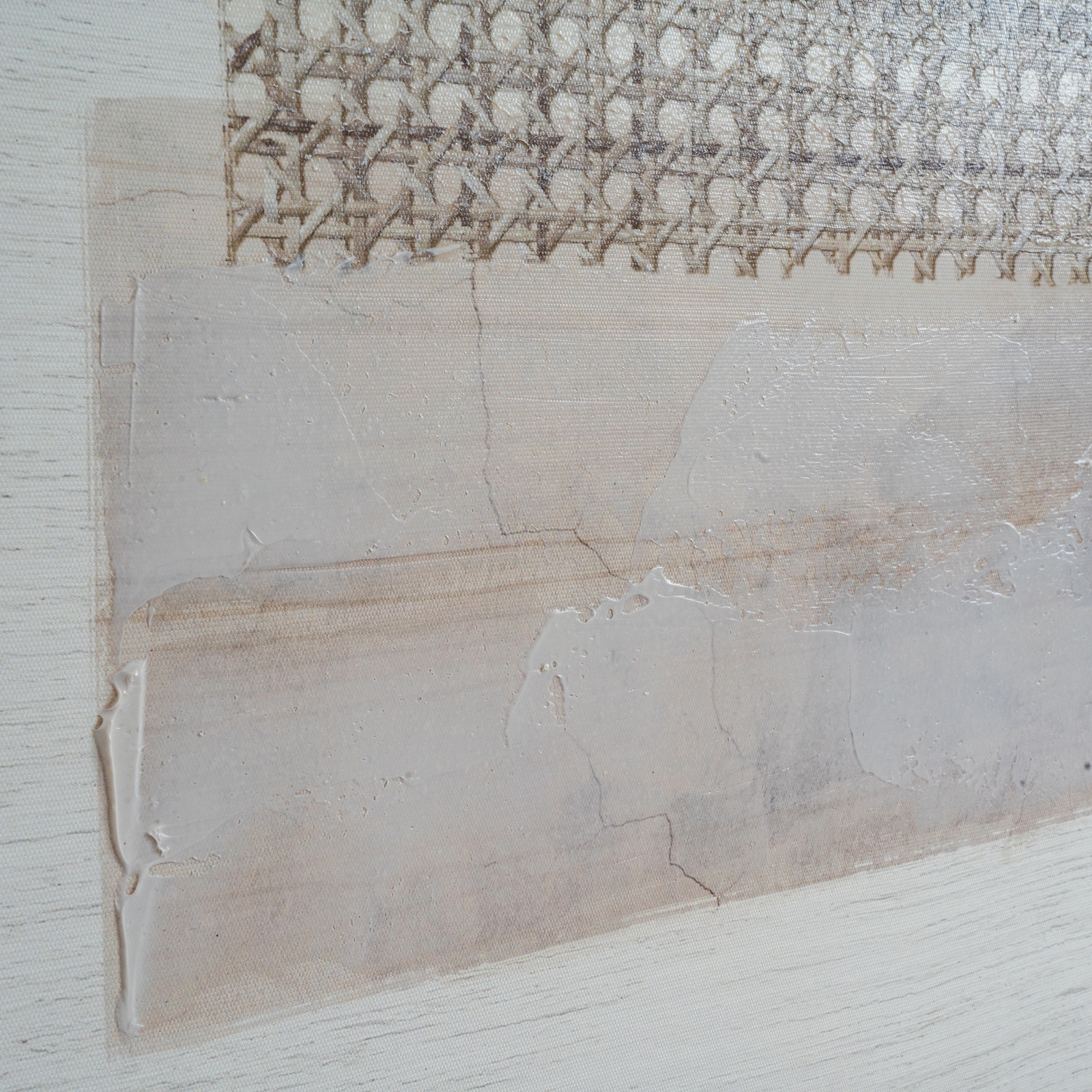 SEDORA Hand Painted Canvas In Frame – hand-painted textured wall art with bold contrast and wooden frame, ideal for contemporary or modern interior décor.