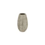 CATANIA Medium Olpe Vase – Light grey ceramic Olpe-style vase with classic Mediterranean design, ideal for faux or fresh floral arrangements.