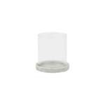 ATHENA Stone Hurricane Lantern – small stone-effect ceramic lantern for decorative and candle displays