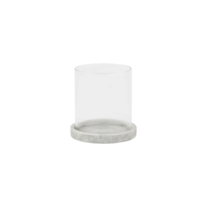 ATHENA Stone Hurricane Lantern – small stone-effect ceramic lantern for decorative and candle displays