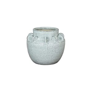 DARA Medium Hydria Vase – neutral ceramic hydria-shaped vase with sculptural form.